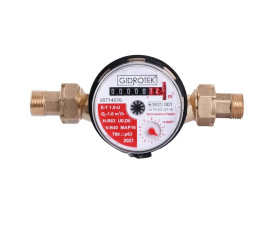Счетчик горячей воды Gidrotek E-T 1,6U 1/2" Счетчик горячей воды Gidrotek E-T 1,6U 1/2"