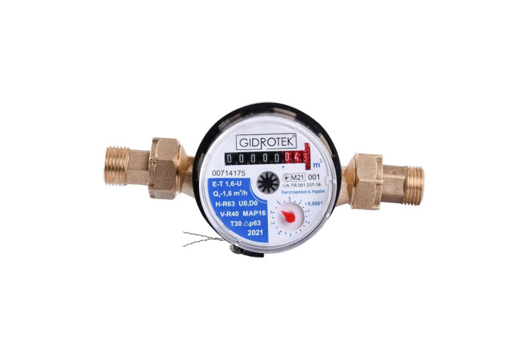 Лічильник холодної води Gidrotek E-T 1,6U 1000-23240
