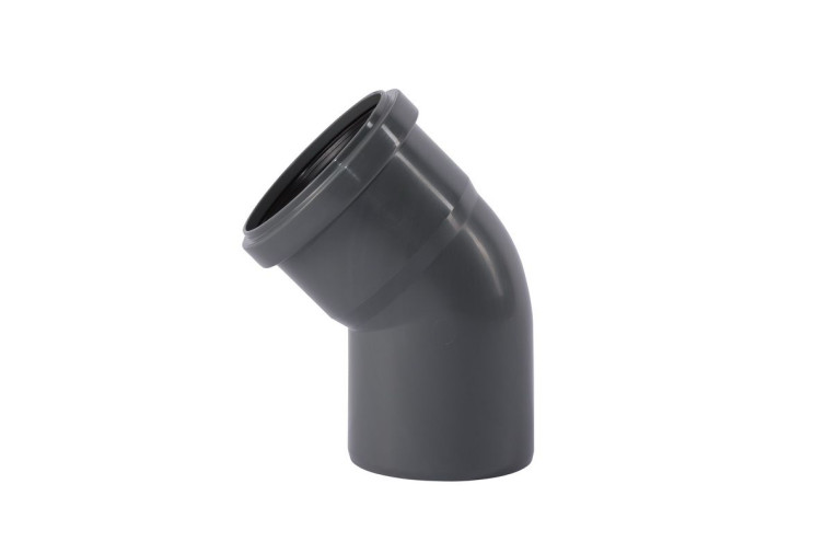 Колено Ostendorf HT Safe 75х45° 173120