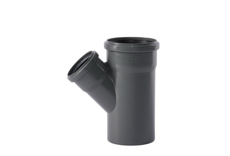 Тройник Ostendorf HT Safe 110/75х45° 175210