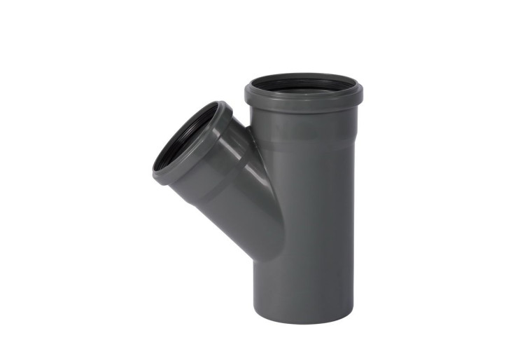 Трійник Ostendorf HT Safe 125/110х45° 176210