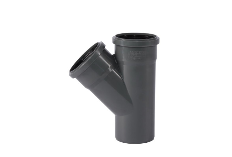 Тройник Ostendorf HT Safe 90/90х45° 174200