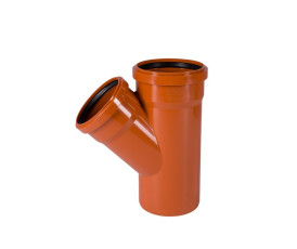 Тройник Ostendorf KG 125/110х45° Тройник Ostendorf KG 125/110х45°
