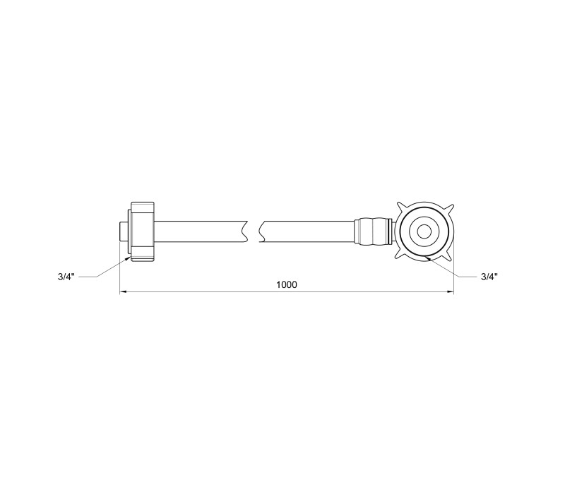 Шланг залив SD Plus для стиральной машины 100 см SD095W100 SD00004661 Шланг залив SD Plus для стиральной машины 100 см SD095W100 SD00004661