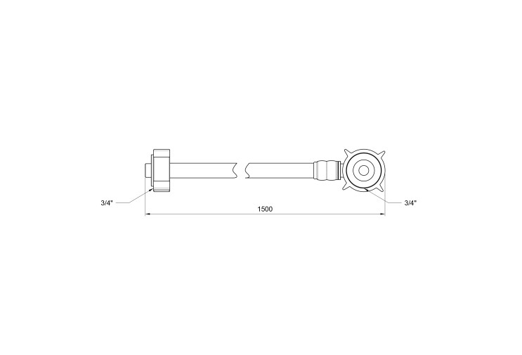 Шланг залив SD Plus для стиральной машины 150 см SD095W150 SD00004664 Шланг залив SD Plus для стиральной машины 150 см SD095W150 SD00004664