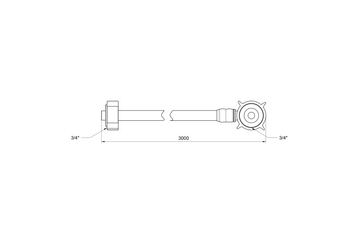 Шланг залив SD Plus для стиральной машины 300 см SD095W300 SD00004673 Шланг залив SD Plus для стиральной машины 300 см SD095W300 SD00004673