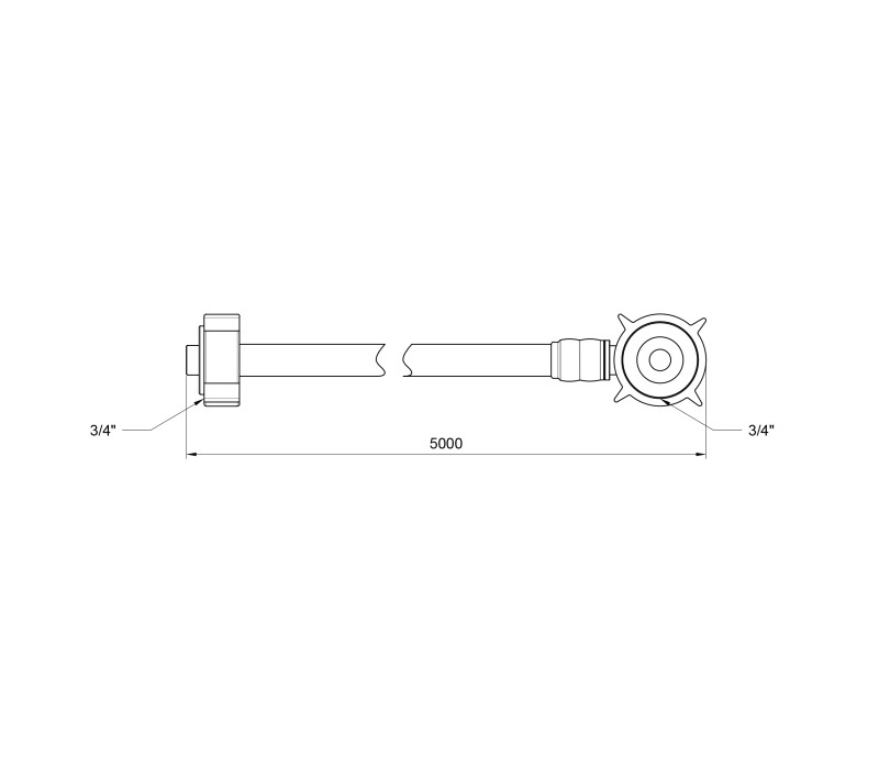 Шланг залив SD Plus для стиральной машины 500 см SD095W500 SD00004685 Шланг залив SD Plus для стиральной машины 500 см SD095W500 SD00004685