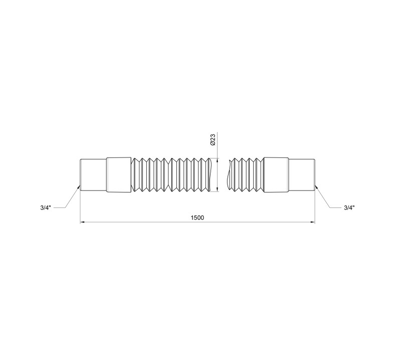 Шланг слив SD Plus для стиральной машины 150 см SD096W150 SD00008509 Шланг слив SD Plus для стиральной машины 150 см SD096W150 SD00008509