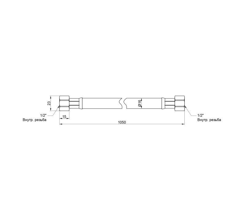 Гибкая подводка для газа SD Plus 100 см (белый) SD090G100 SD00010974 Гибкая подводка для газа SD Plus 100 см (белый) SD090G100 SD00010974