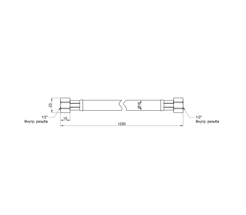 Гибкая подводка для газа SD Plus 120 см (белый) SD090G120 SD00010976 Гибкая подводка для газа SD Plus 120 см (белый) SD090G120 SD00010976