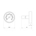 Термометр Icma 40 мм 0-120°С №206 SD00008820