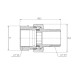 Згін "Американка" SD Forte 1" 1/4 прямий SF190W32 SD00008307