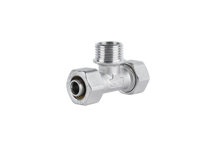 Тройник обжимной SD Plus 16х1/2"х16 НР SD160W161516 SD00002668