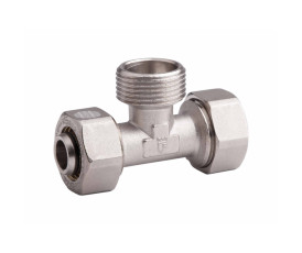 Трійник обтискний SD Plus 20х1/2"х20 ЗР SD160W201520 Трійник обтискний SD Plus 20х1/2"х20 ЗР SD160W201520