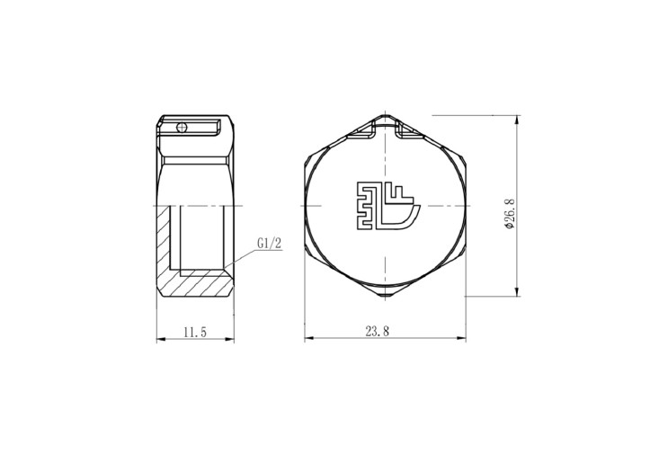 Заглушка SD Forte 1/2" ВР SF35215 SD00002513