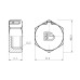 Заглушка SD Forte 1/2" ВР SF35215 SD00002513