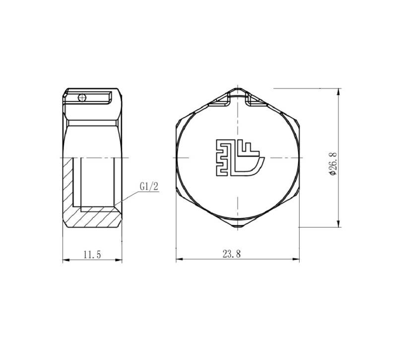 Заглушка SD Forte 1/2" ВР SF35215 SD00002513 Заглушка SD Forte 1/2" ВР SF35215 SD00002513