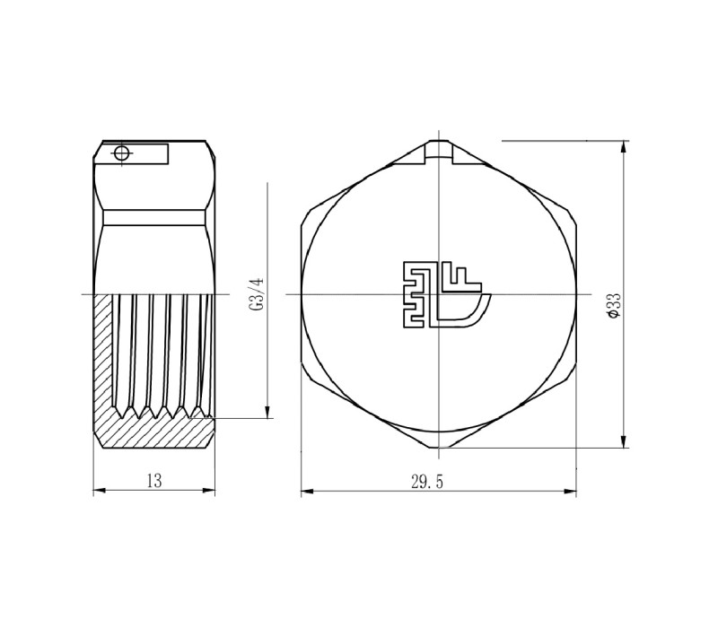 Заглушка SD Forte 3/4" ВР SF35220 SD00002515