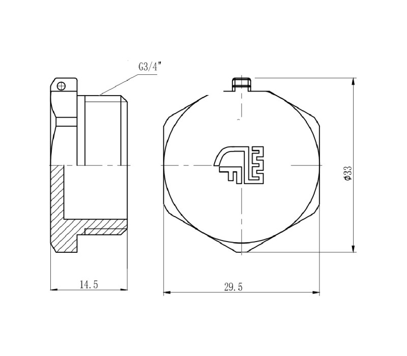 Заглушка SD Forte 3/4" НР SF35320 SD00002516 Заглушка SD Forte 3/4" НР SF35320 SD00002516