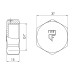 Заглушка SD Forte 1" ВР SF35225 SD00002511