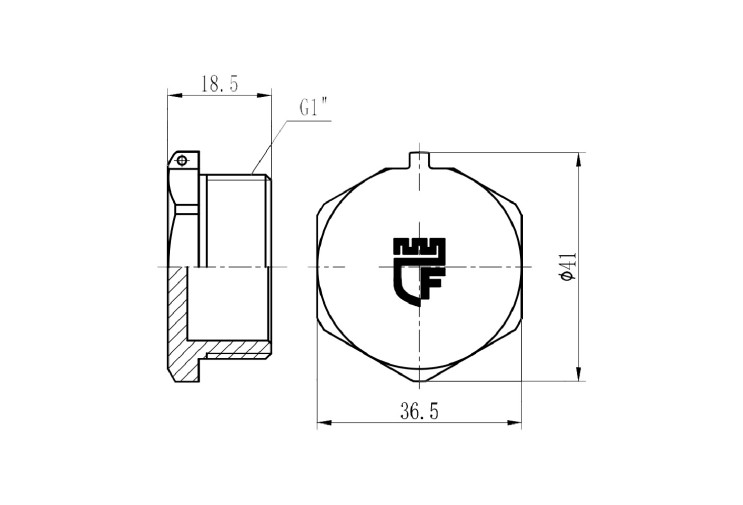 Заглушка SD Forte 1" НР SF35325 SD00002512 Заглушка SD Forte 1" НР SF35325 SD00002512