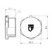 Заглушка SD Forte 1" НР SF35325 SD00002512