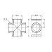 Крестовина SD Forte 1/2" ВВ SF35415 SD00002536