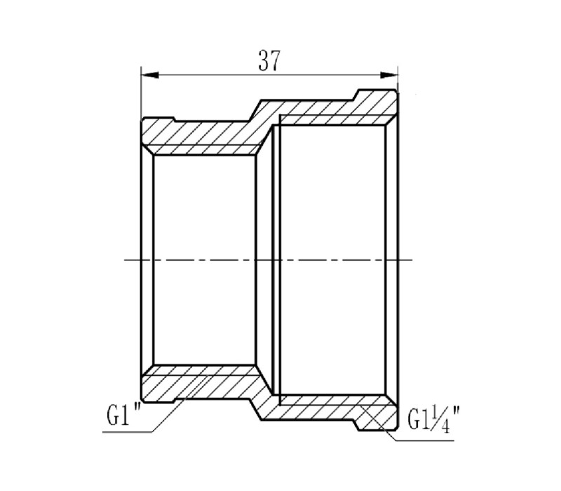 Муфта редукционная SD Forte 1" 1/4х1" ВВ SF3573225 SD00002551 Муфта редукционная SD Forte 1" 1/4х1" ВВ SF3573225 SD00002551