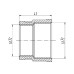 Муфта редукционная SD Forte 1" 1/2х1" 1/4 ВВ SF3574032 SD00002547