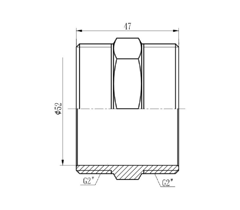 Ніпель SD Forte 2" SF35850 SD00002569 Ніпель SD Forte 2" SF35850 SD00002569
