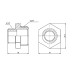 Ниппель редукционный SD Forte 3/8"х1/4" SF35996 SD00002591