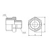 Ниппель редукционный SD Forte 1/2"х1/4" SF359156 SD00002587