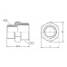 Ниппель редукционный SD Forte 1/2"х3/8" SF359159 SD00002589