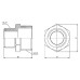 Ниппель редукционный SD Forte 1/2"х3/4" SF3592015 SD00002588