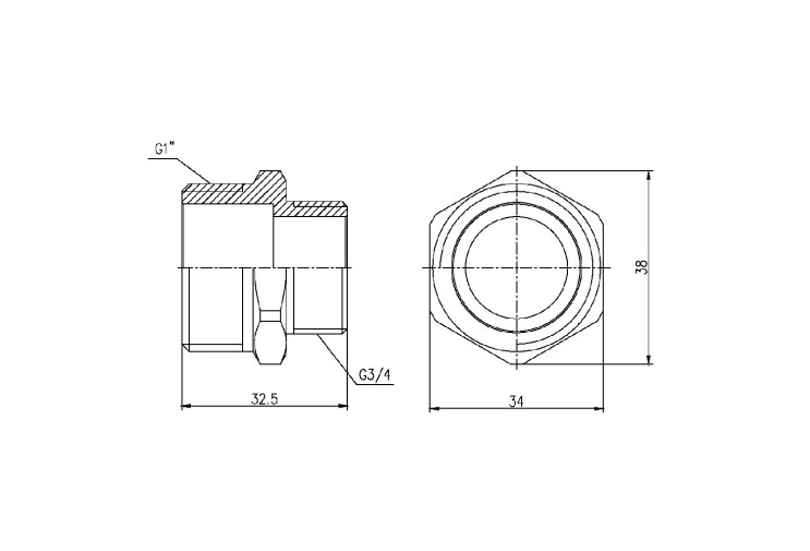 Ниппель редукционный SD Forte 1"х3/4" SF3592520 SD00002585 Ниппель редукционный SD Forte 1"х3/4" SF3592520 SD00002585