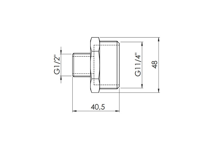 Ніпель редукційний SD Forte 1" 1/4х1/2" SF3593215 SD00002581 Ніпель редукційний SD Forte 1" 1/4х1/2" SF3593215 SD00002581