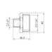 Ніпель редукційний SD Forte 1" 1/4х1/2" SF3593215 SD00002581