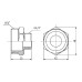 Ниппель редукционный SD Forte 1" 1/4х3/4" SF3593220 SD00002582