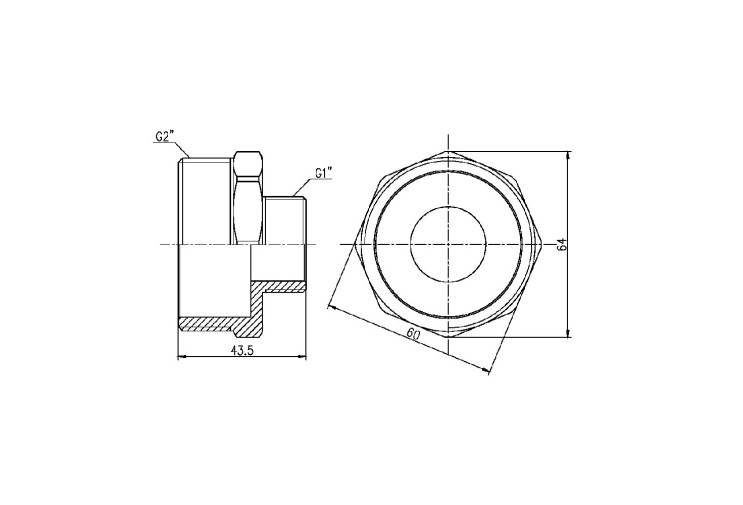 Ниппель редукционный SD Forte 2"х1" SF3595025 SD00002572 Ниппель редукционный SD Forte 2"х1" SF3595025 SD00002572
