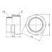 Ниппель редукционный SD Forte 2"х1" 1/2 SF3595040 SD00002570