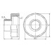 Переход SD Forte 1"х1/2" ВН SF3602515 SD00002611