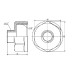 Переход SD Forte 1" 1/4х1/2" ВН SF3603215 SD00002609