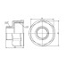 Переход SD Forte 1" 1/4х3/4" ВН SF3603220 SD00002610