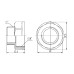Переход SD Forte 1" 1/4х1" ВН SF3603225 SD00002608