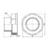 Переход SD Forte 2"х1" 1/2 ВН SF3605040 SD00002601