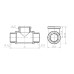 Трійник SD Forte 1/2" ВЗЗ SF36615 SD00002665