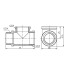 Трійник SD Forte 3/4" ВВЗ SF36320 SD00002680