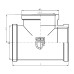 Тройник SD Forte 1" 1/4 ВВ SF36132 SD00002652