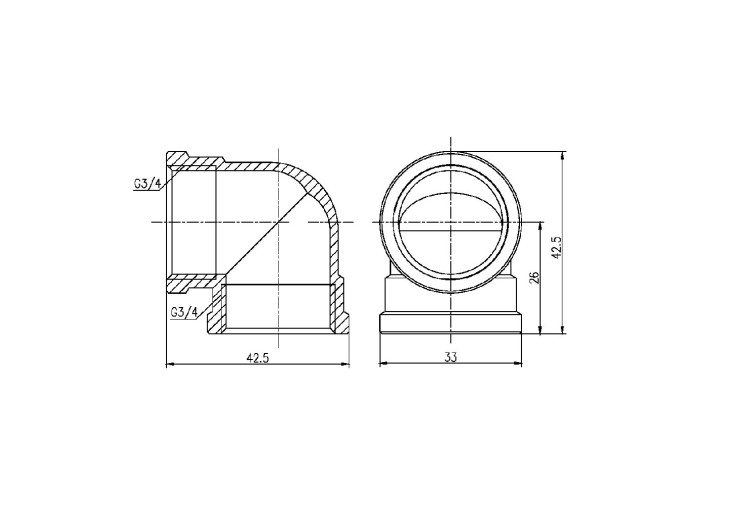 Уголок SD Forte 3/4" ВВ SF36820 SD00002706 Уголок SD Forte 3/4" ВВ SF36820 SD00002706