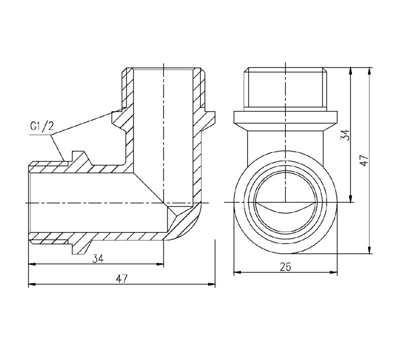 Кутик SD Forte 1/2" ЗЗ SF37315 SD00002704